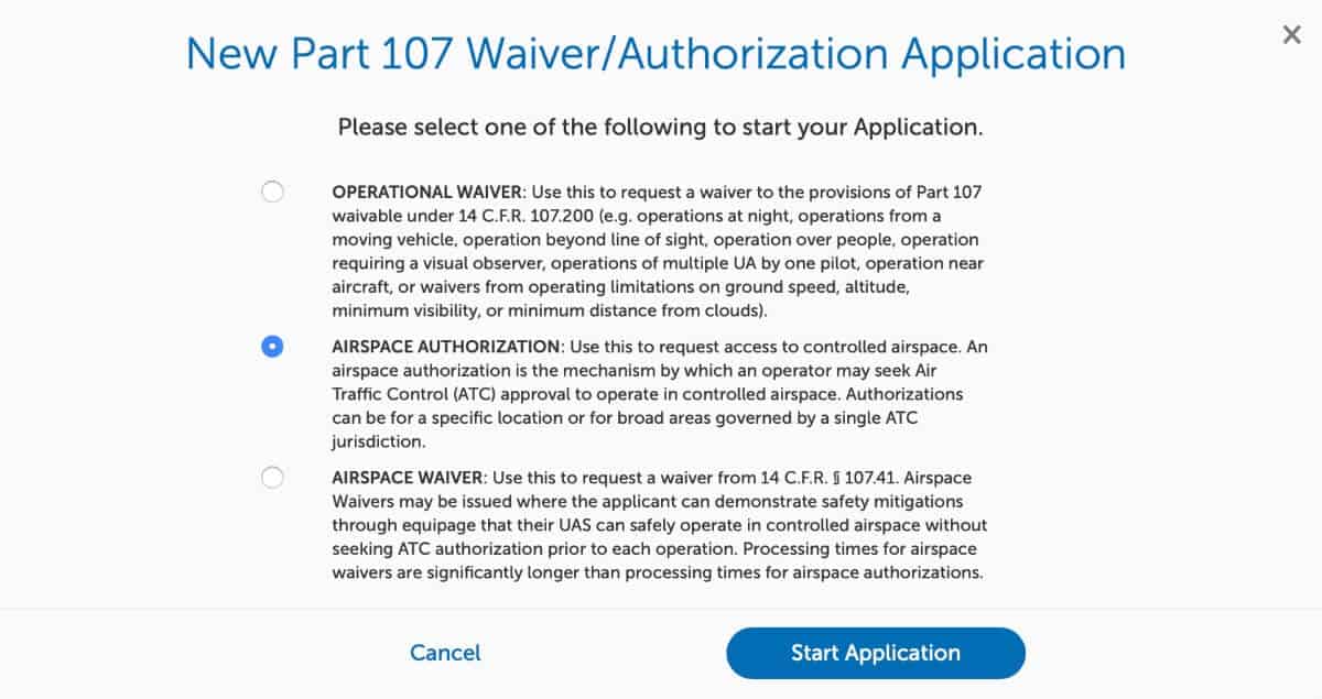 Airspace Authorization Denied